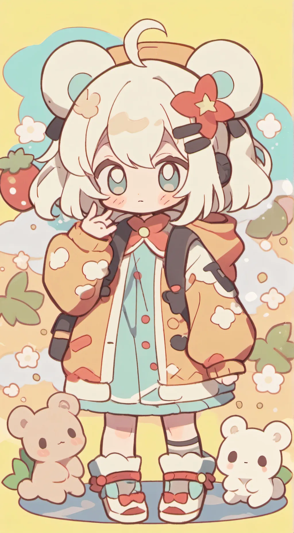 ai character: Кики background