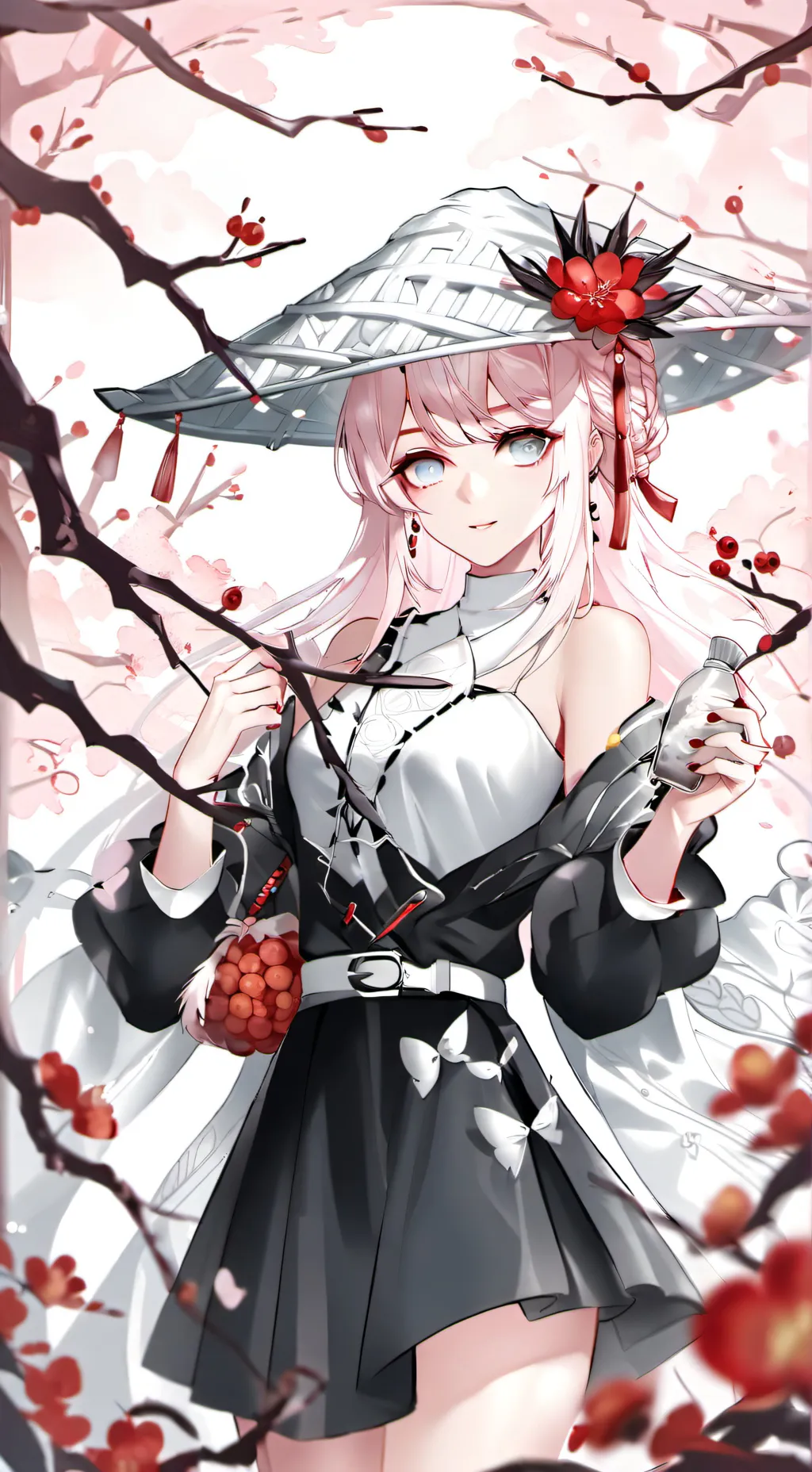 ai character: Rosy background