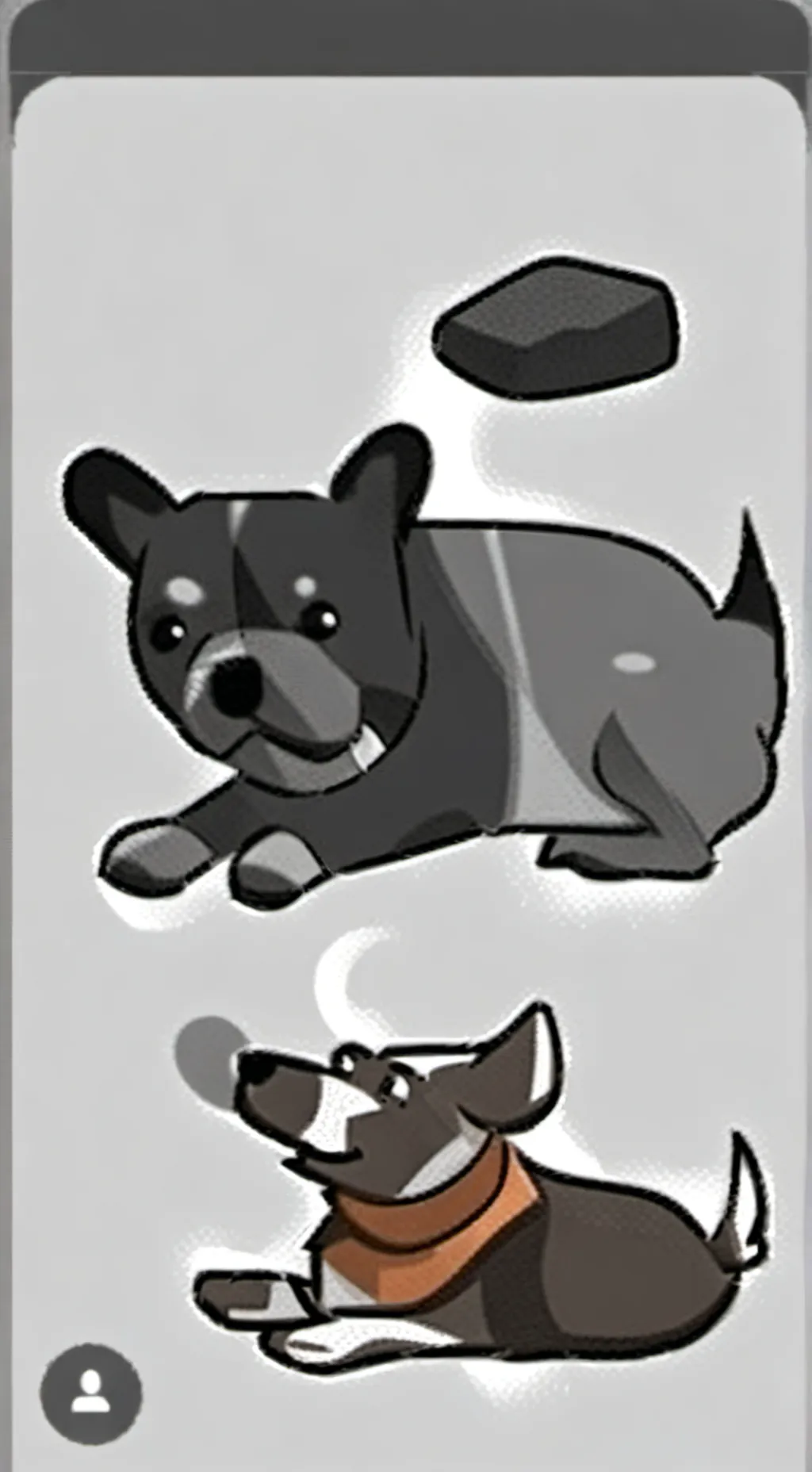 ai character: Pebble x coal background