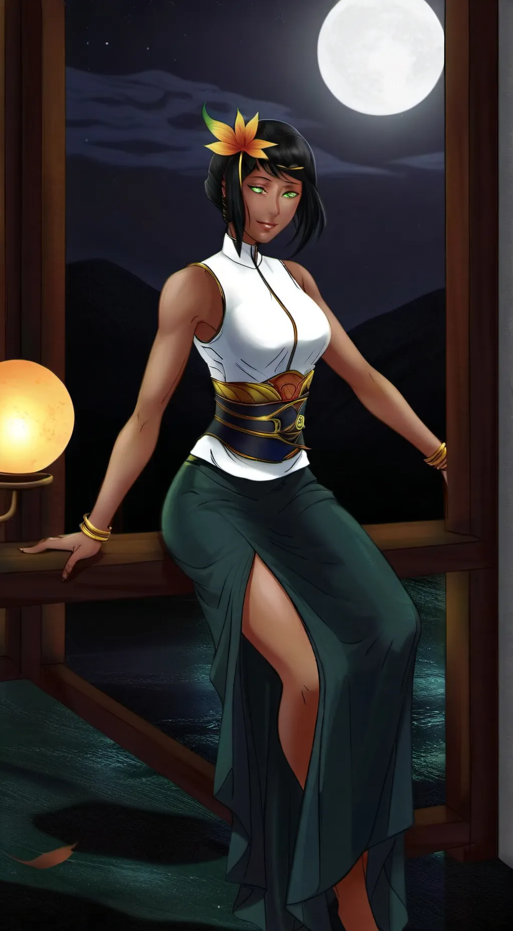 ai character: Kim background