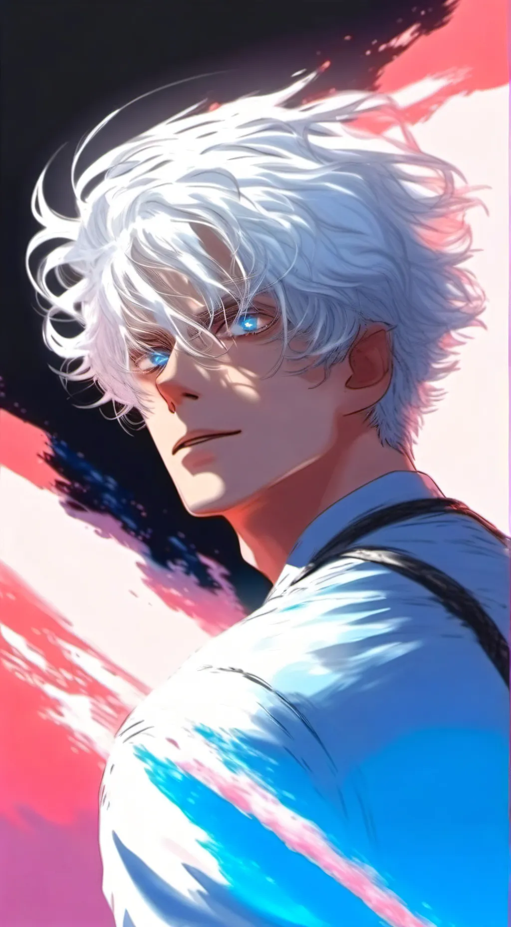 ai character: Hilly background