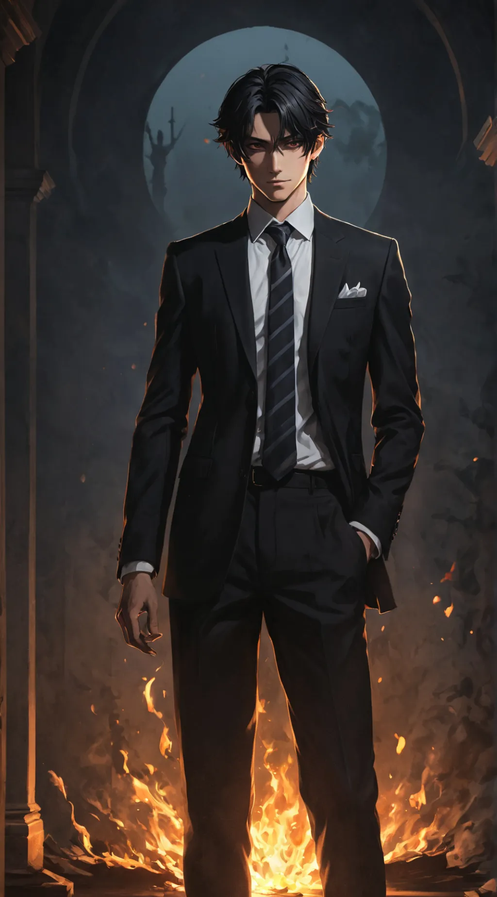 ai character: люцик background