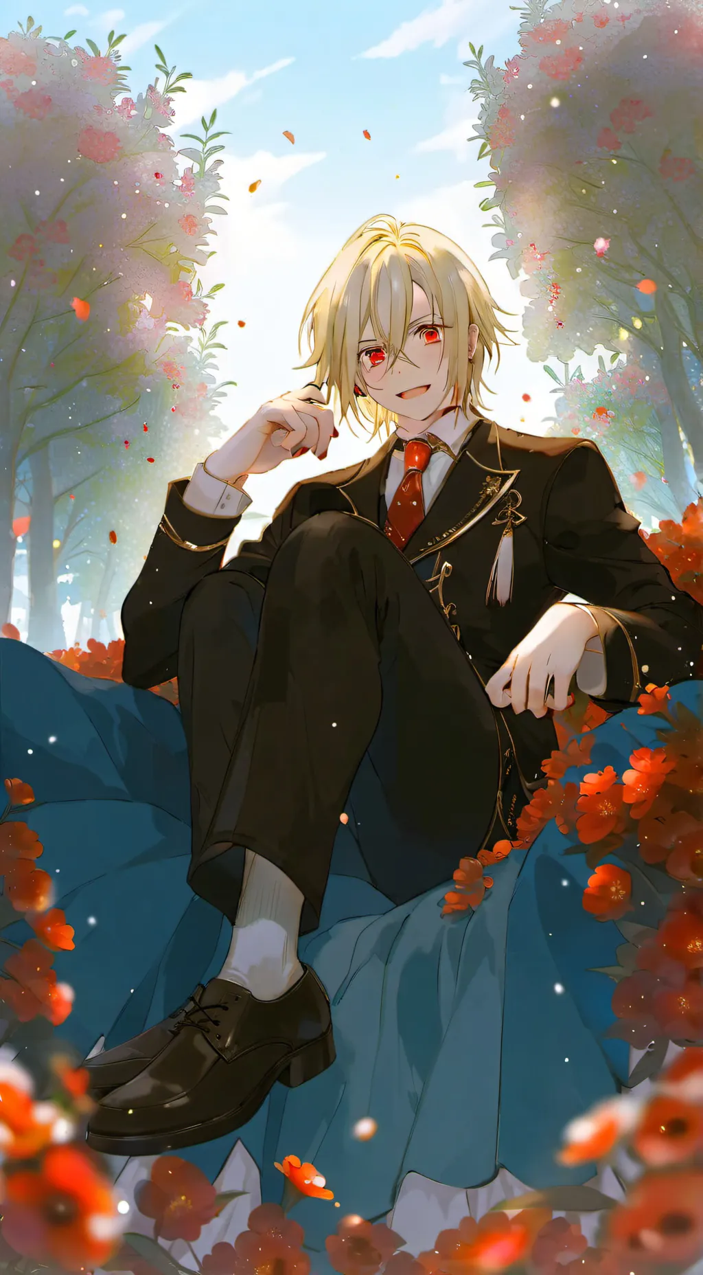 ai character: LUCAS  background