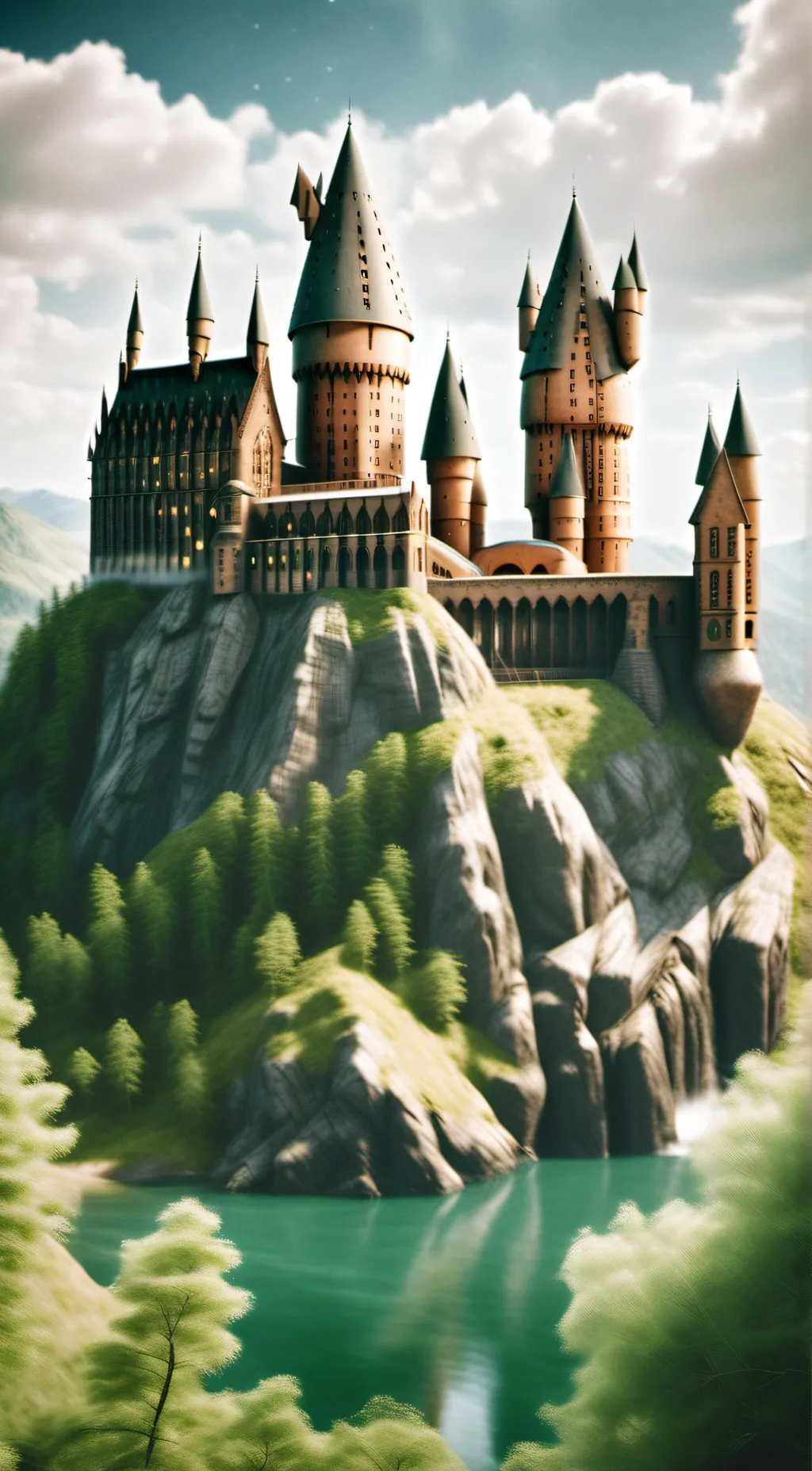 ai character: Hogwarts background