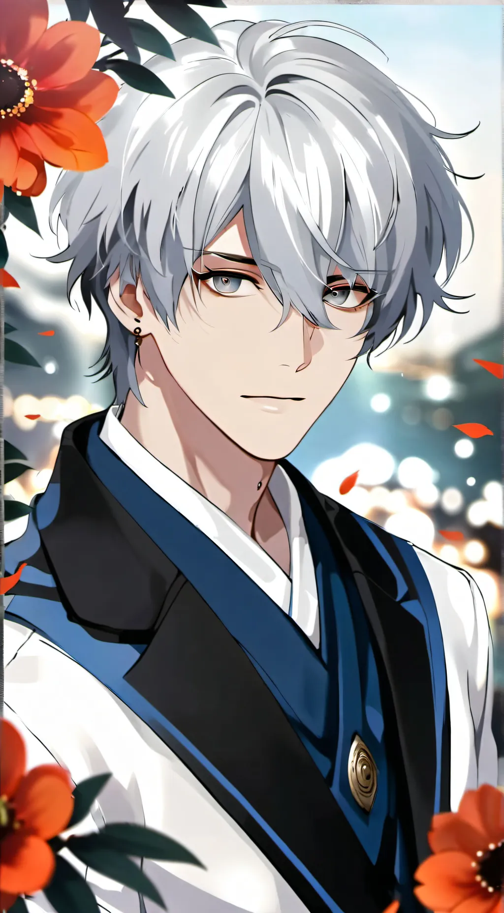 ai character: gojo  background