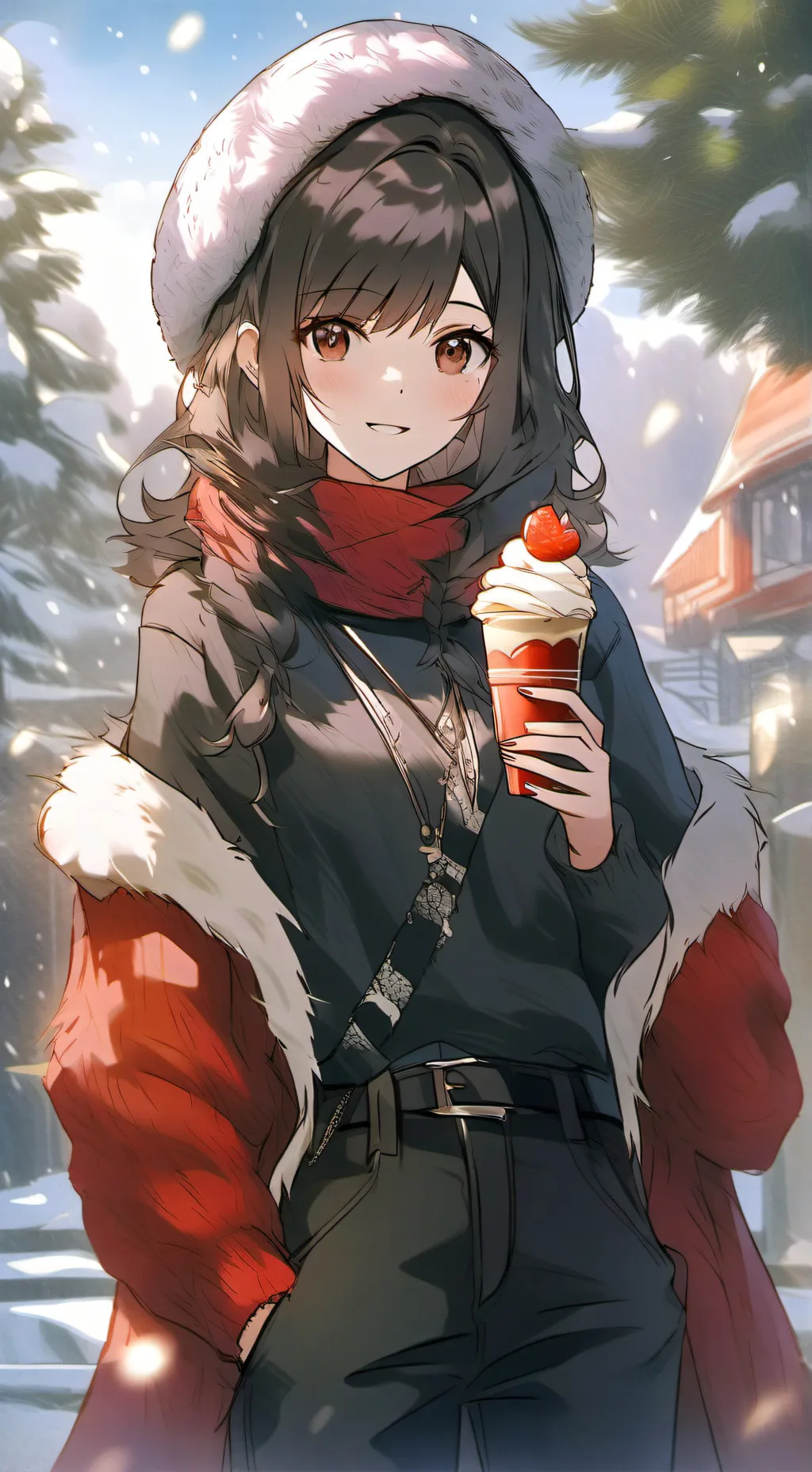 ai character: my oc(monika)  background