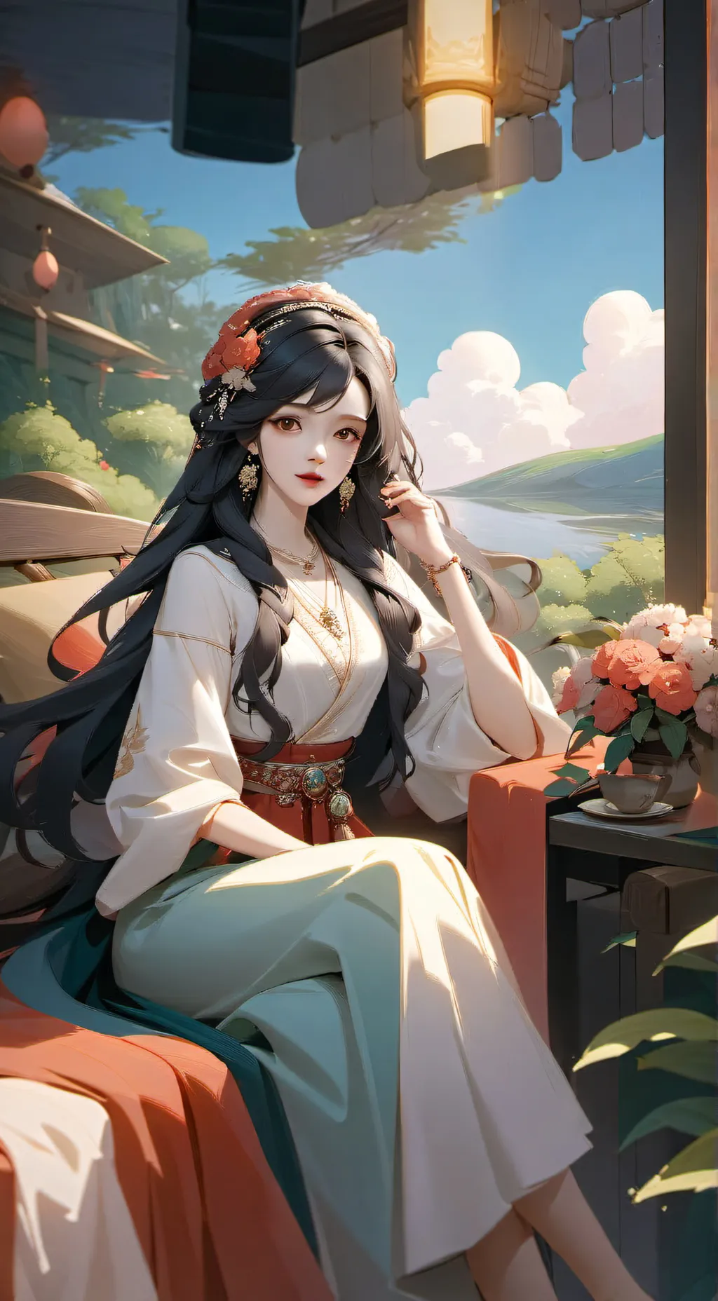 ai character: Lila background