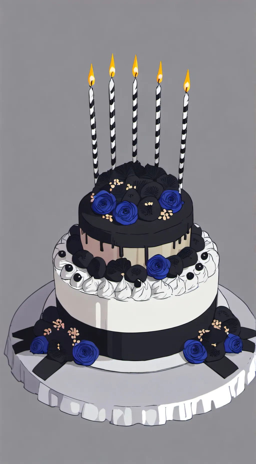 ai character: MHA Birthday background