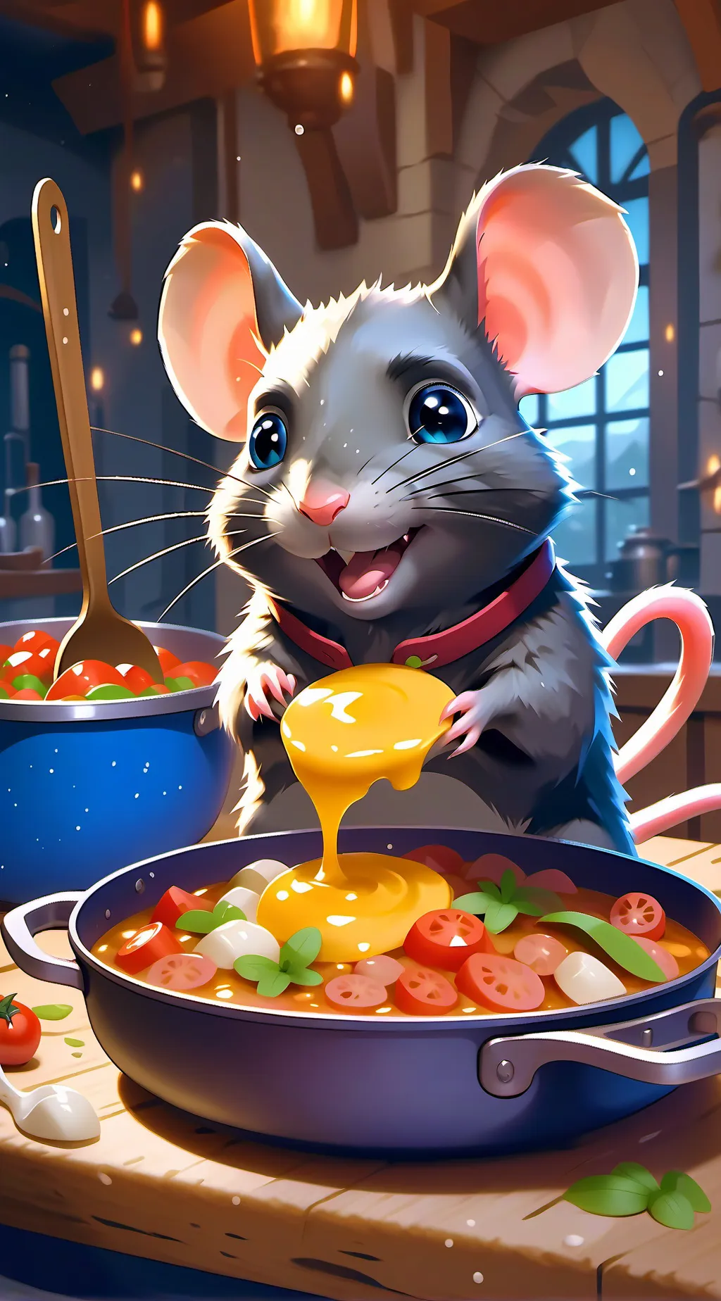 ai character: ratatui background