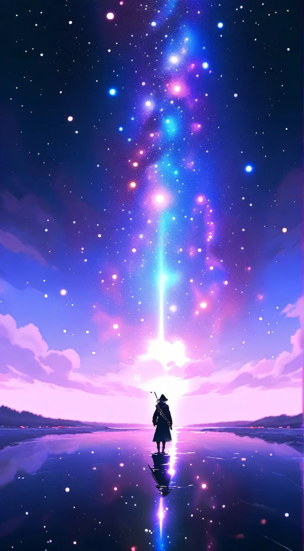 ai character: raspberry background