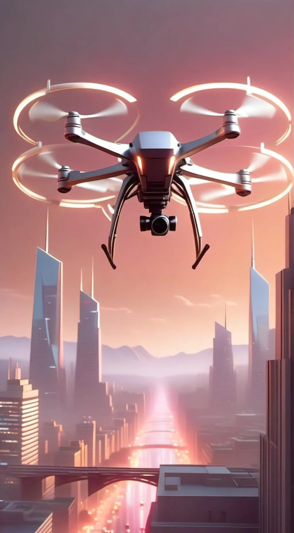 ai character: MUERDER DRONES  background