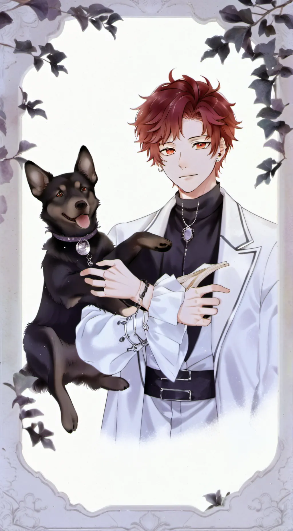 ai character: kirishima  background