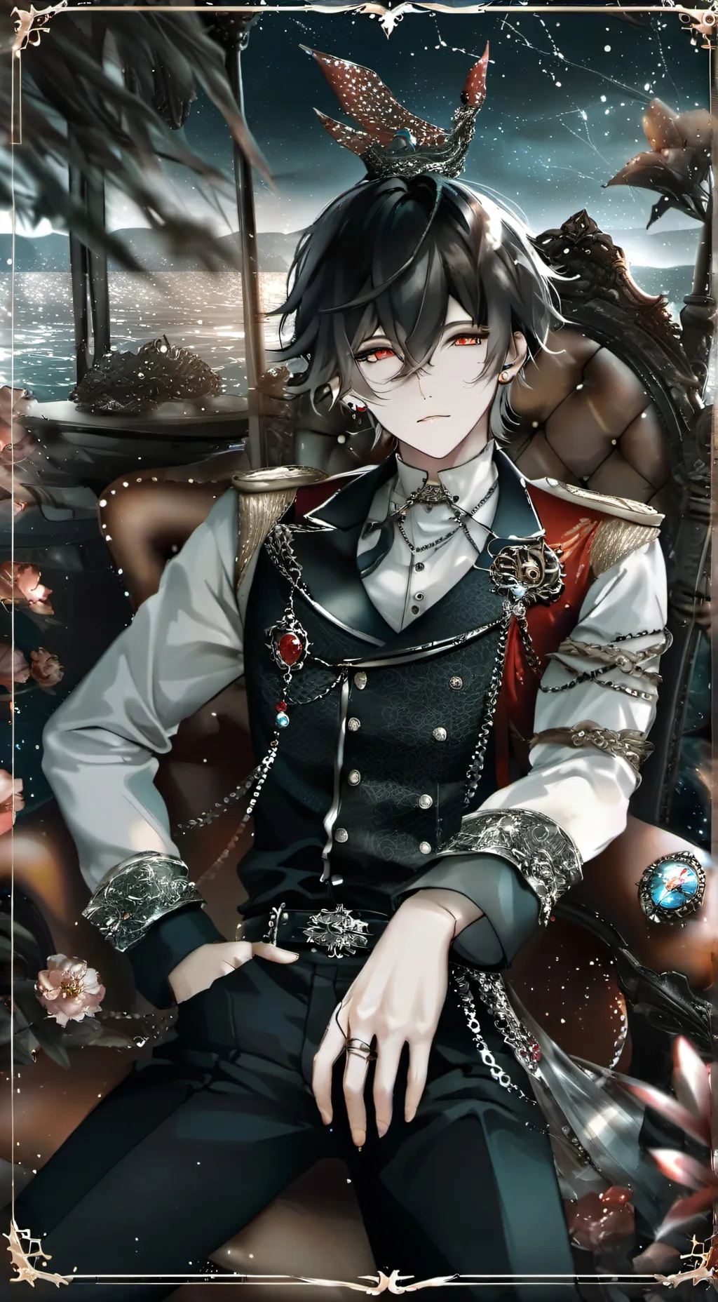 ai character: 🌸🌷 marcos 🌷🌸 background