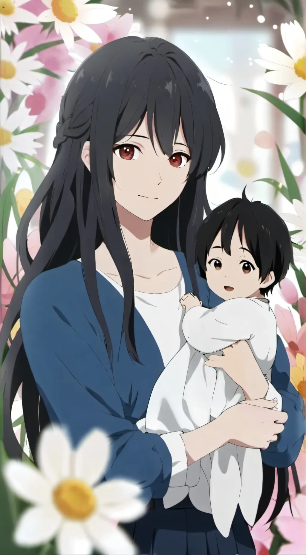 ai character: Happy Mothers Day background