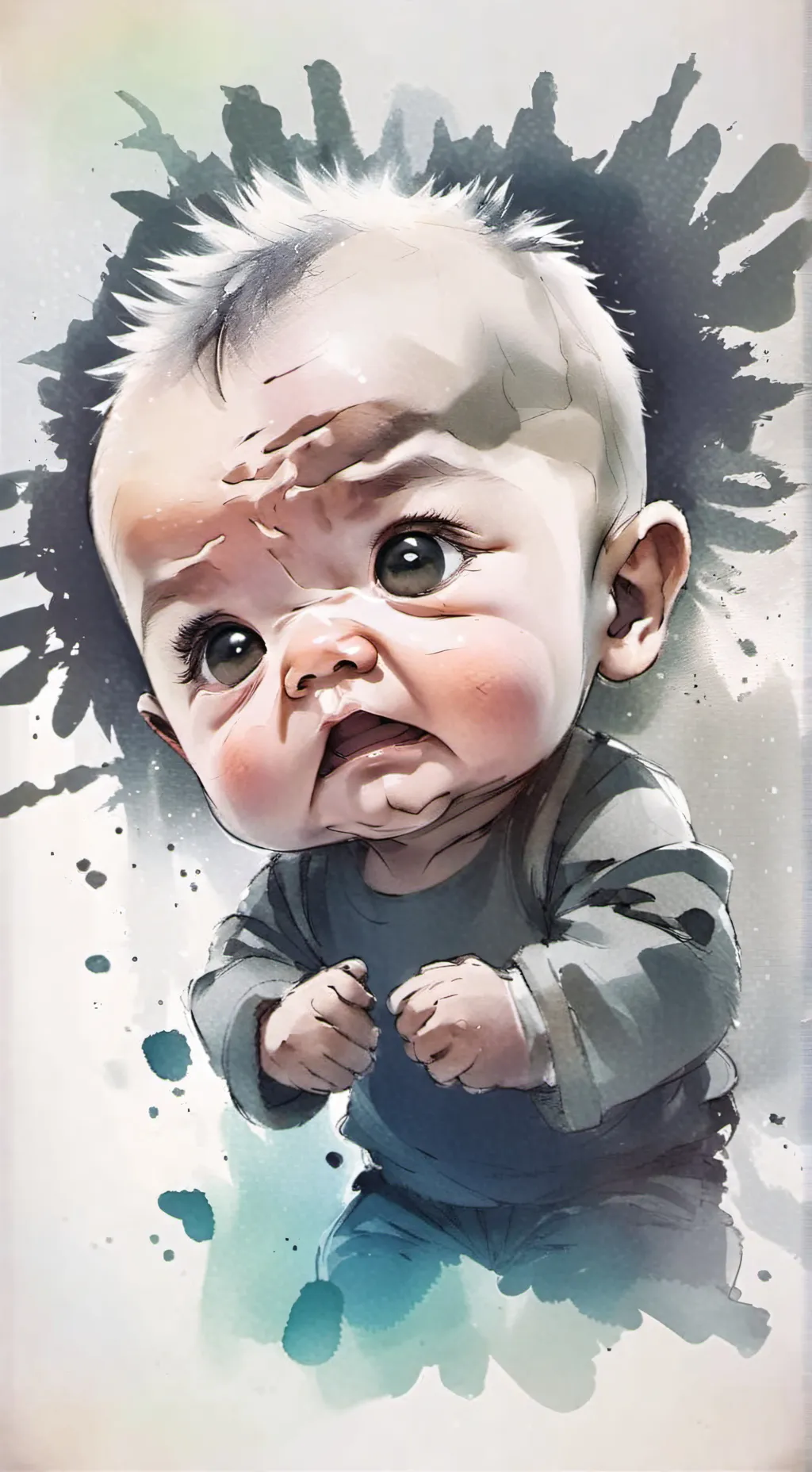 ai character: a newborn lol- background