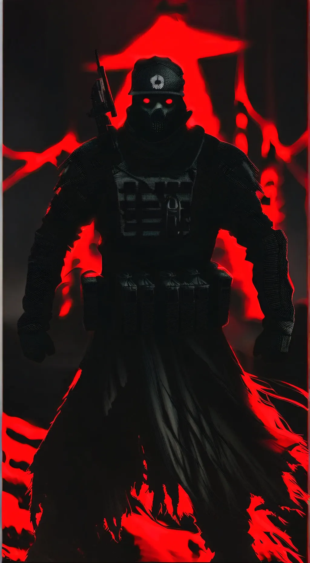 ai character: Ghost Simon Riley  background