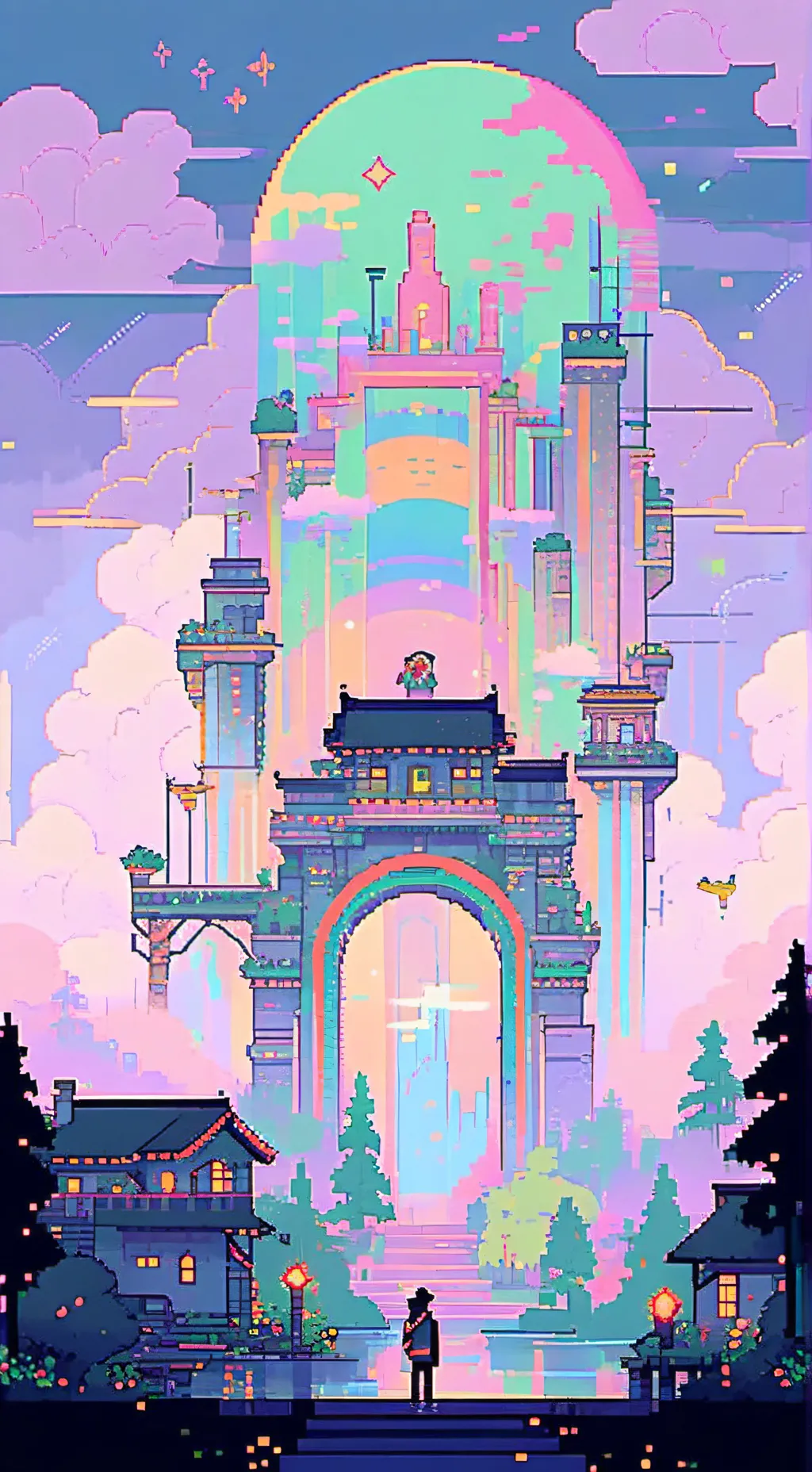 ai character: polina in hospital background