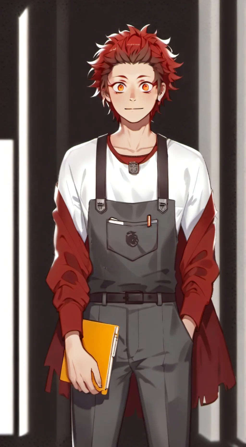 ai character: Eijiro Kirishima  background