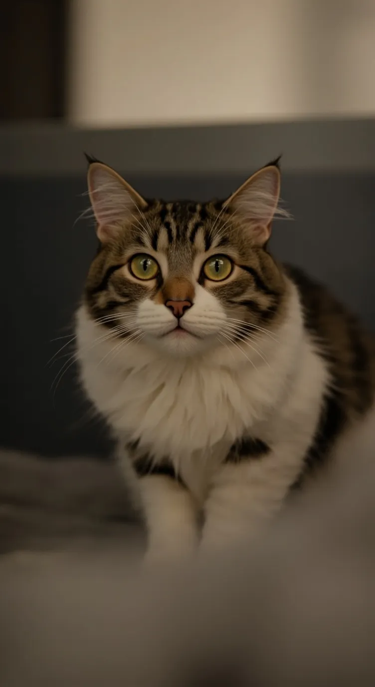 ai character: smiling critters background