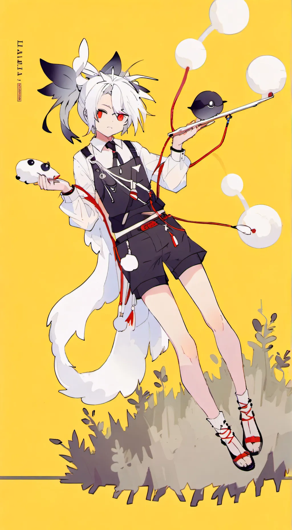 ai character: Demon slayer  background