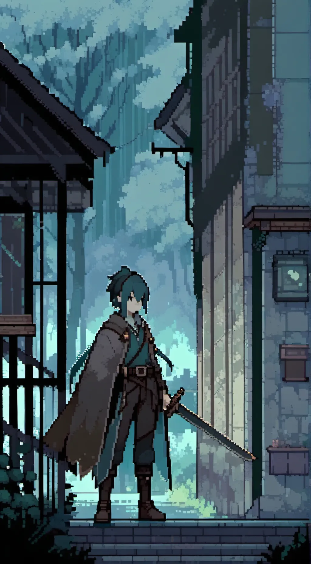 ai character: shadow  background