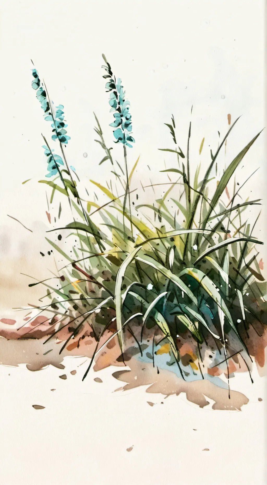 ai character: Grass background