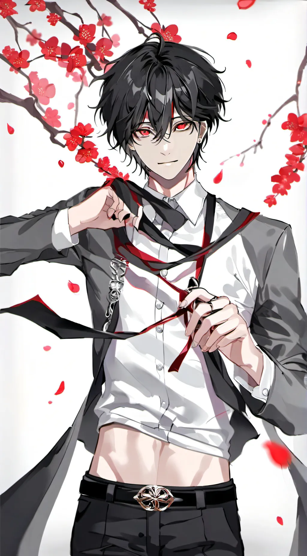 ai character: Ash  background