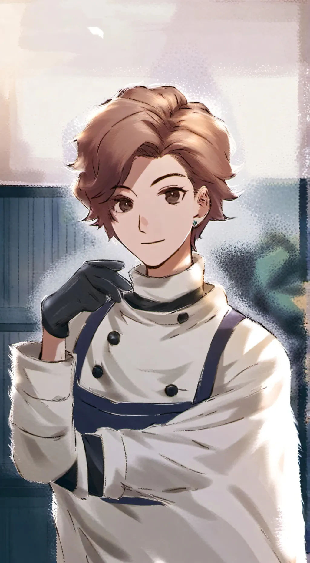 ai character: A random barber background