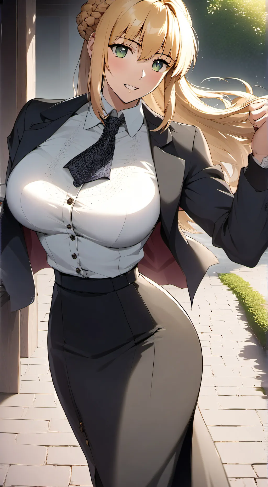 ai character: Artoria Pendragon  background