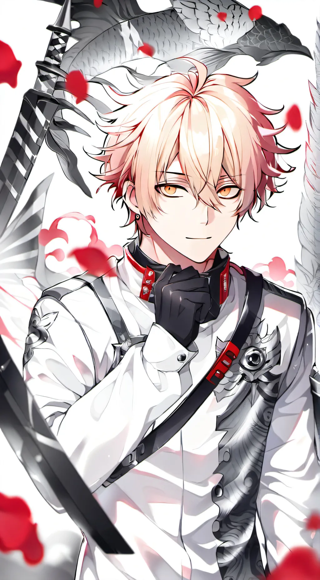 ai character: Bakugo Katsuki background