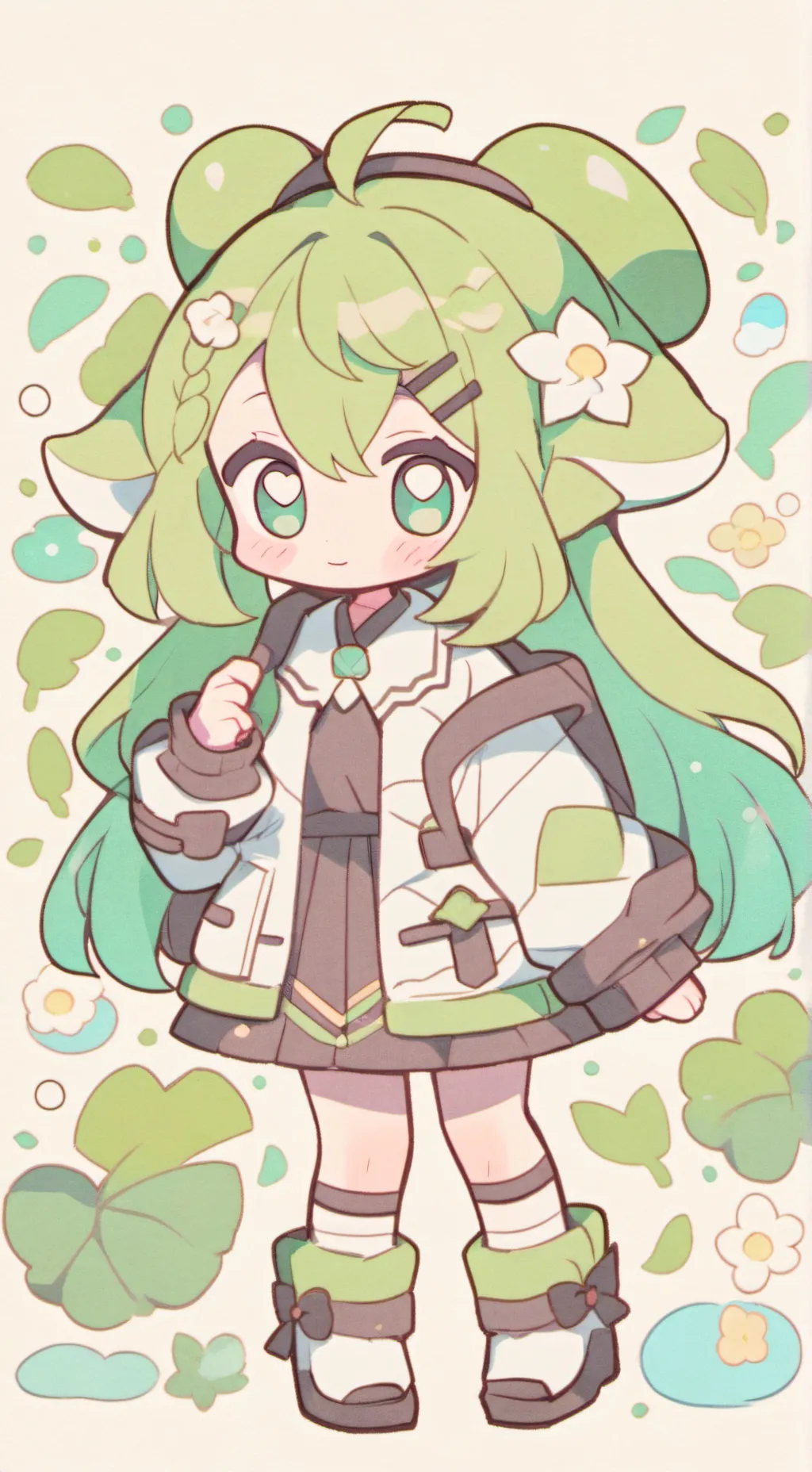 ai character: broken heart 🥺💔 background