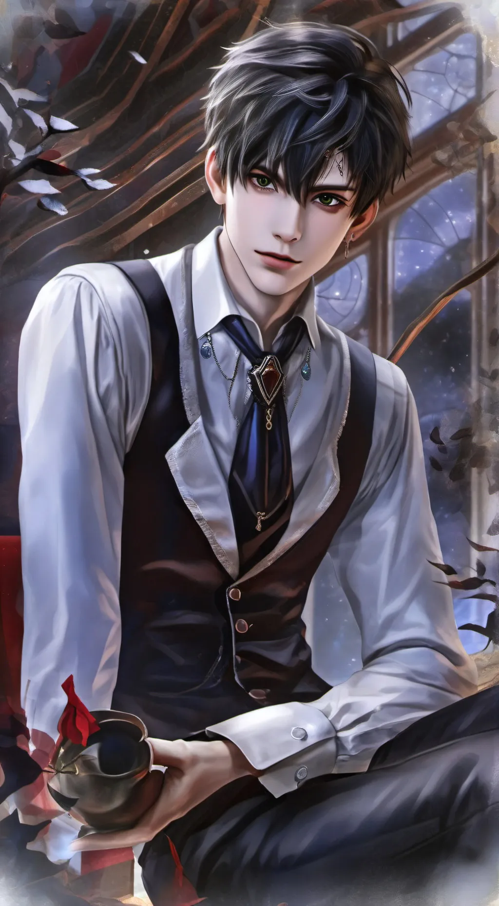 ai character: Brian  background