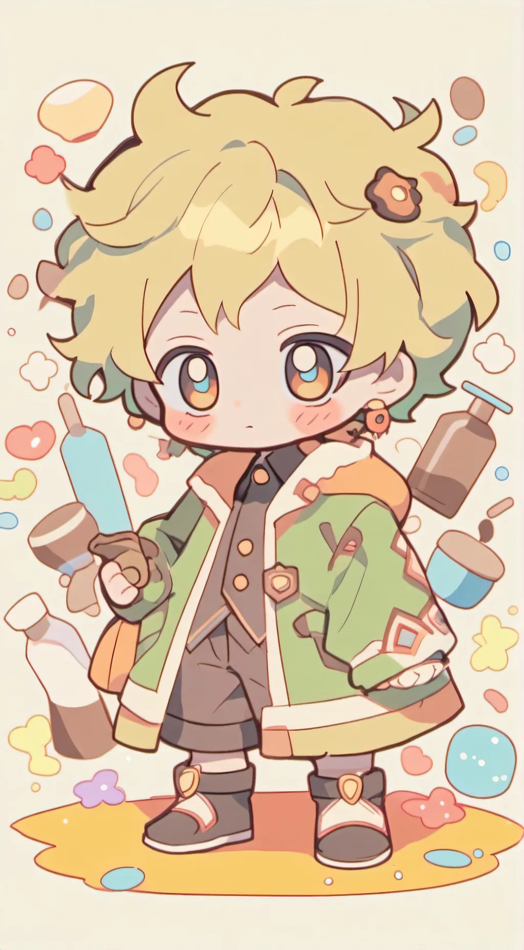 ai character: Chris  background