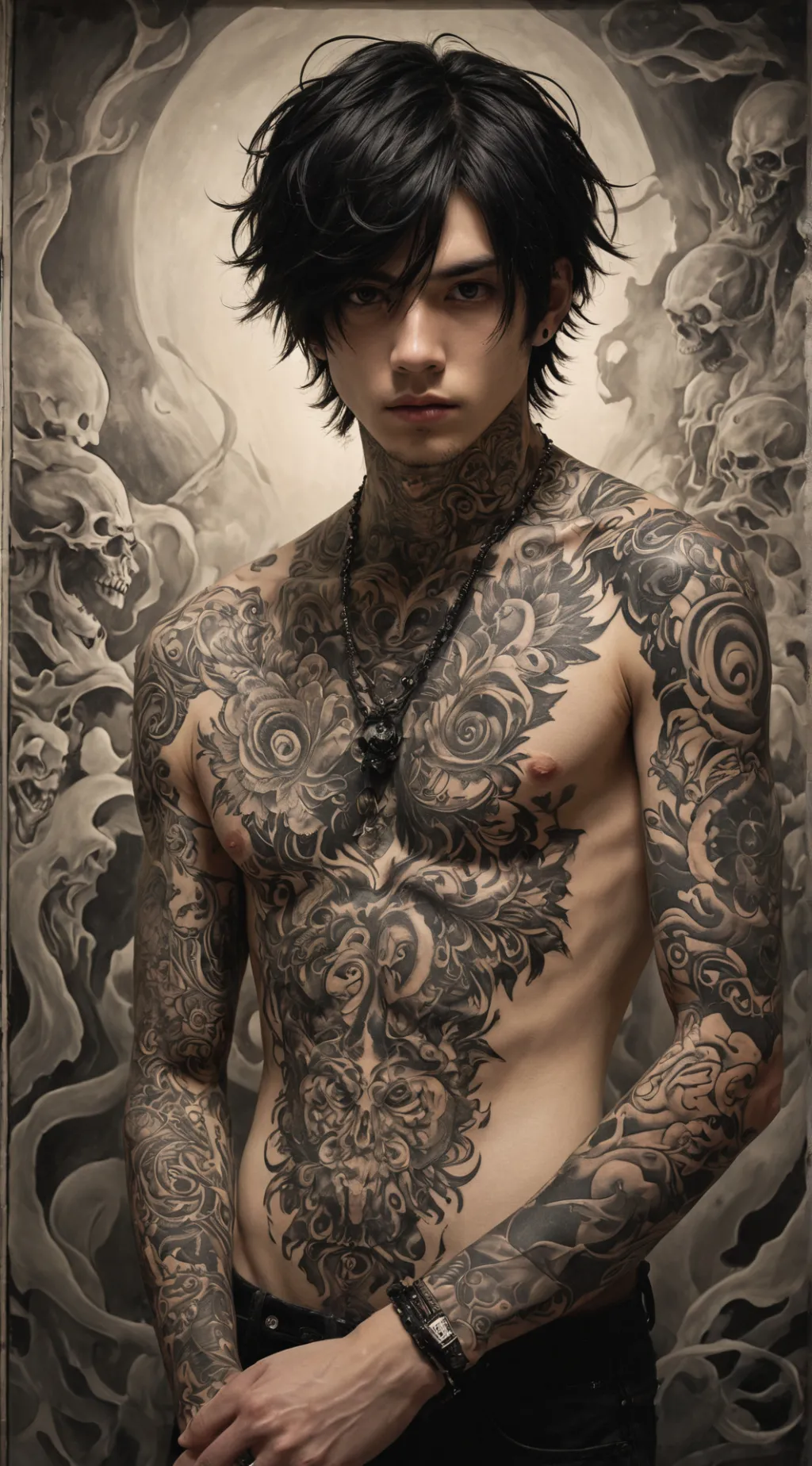 ai character: Lucien background