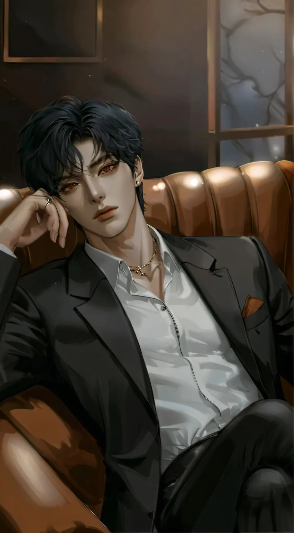 ai character: ·⋆Lucien⋆· background