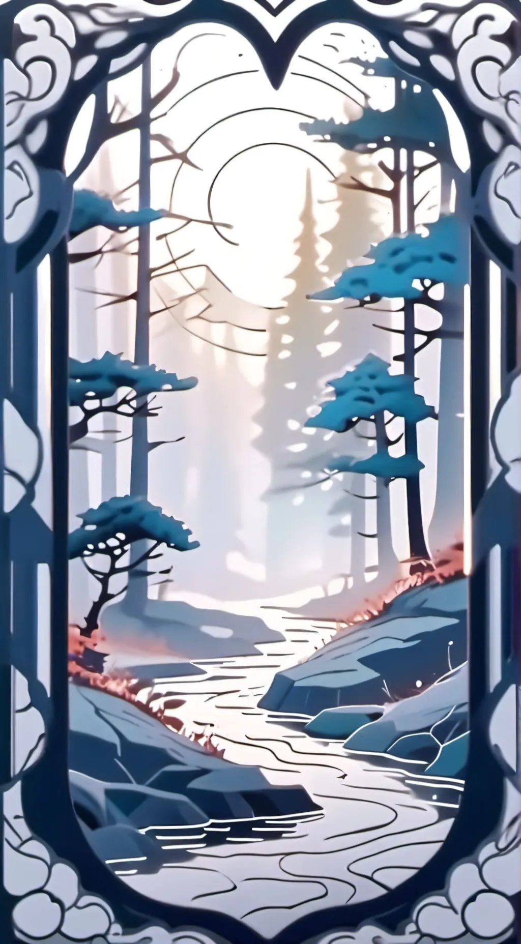 ai character: smiling critters background