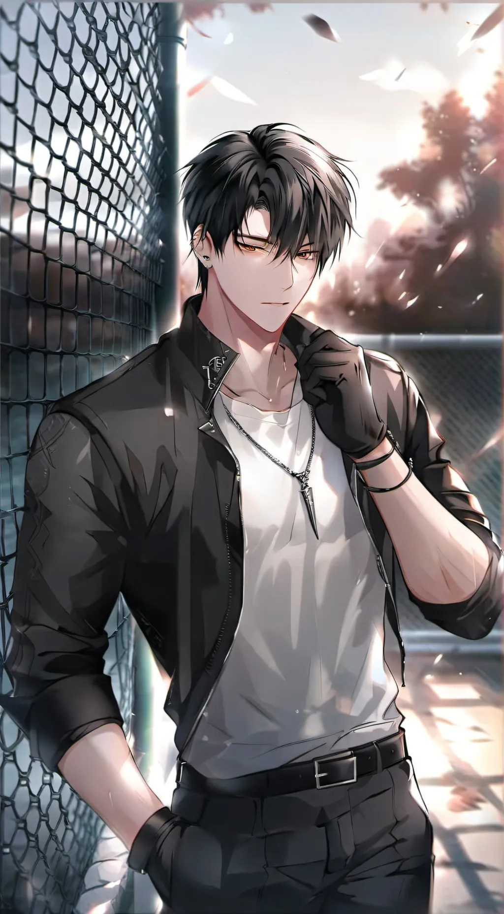 ai character: Saki  background