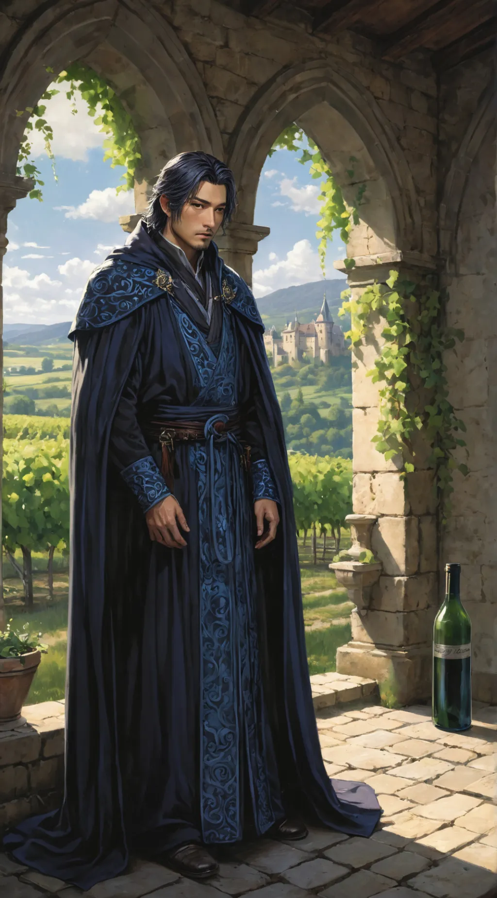 ai character: Lucien background