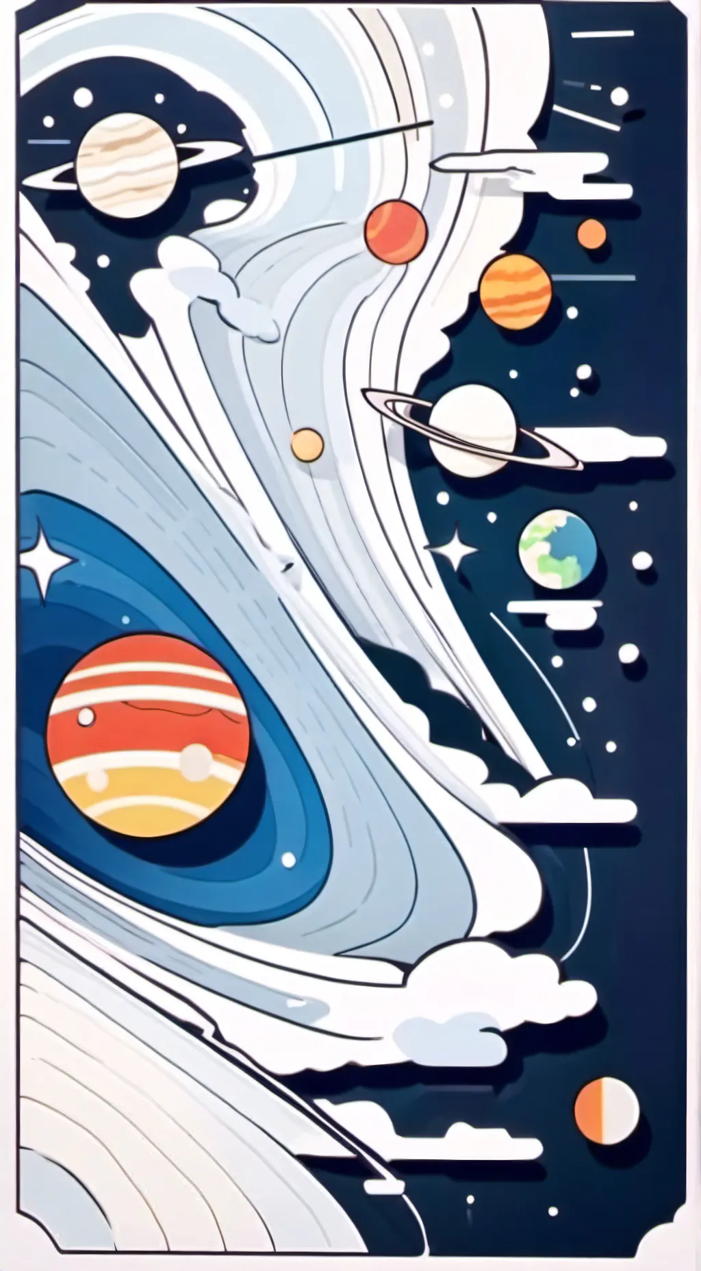 ai character: Solar System background