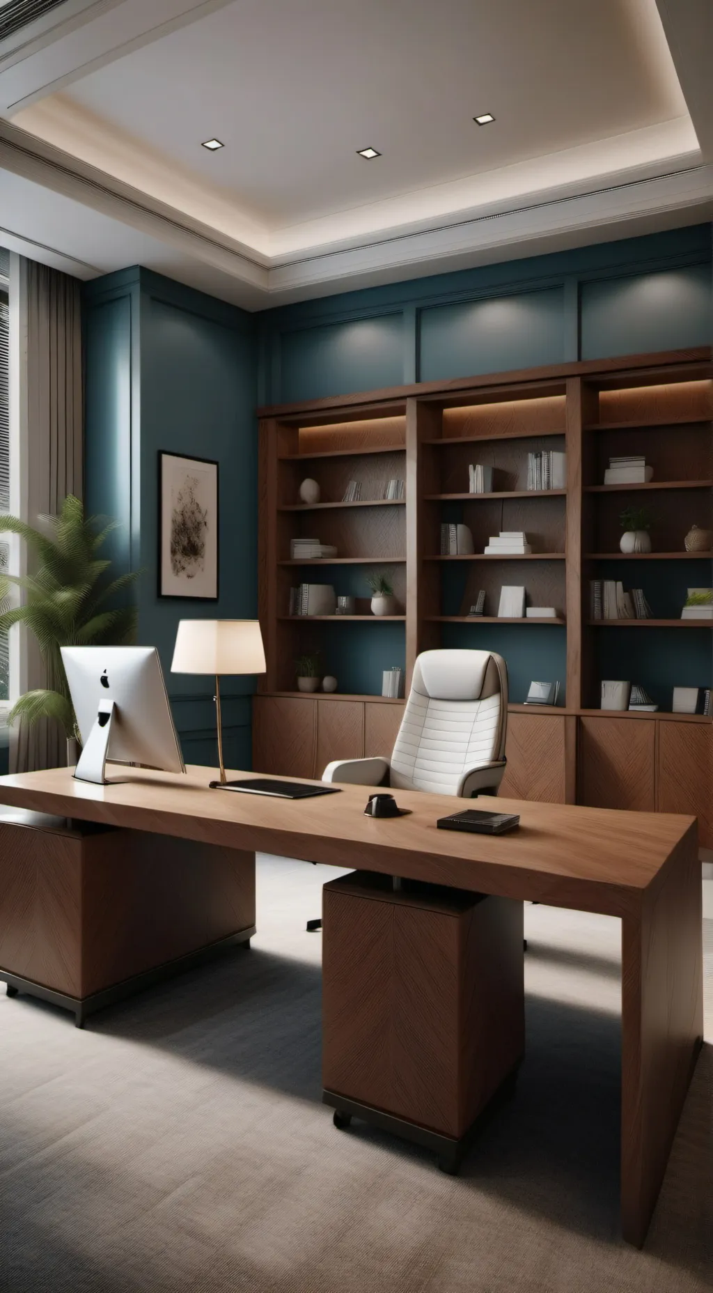 ai character: at work background