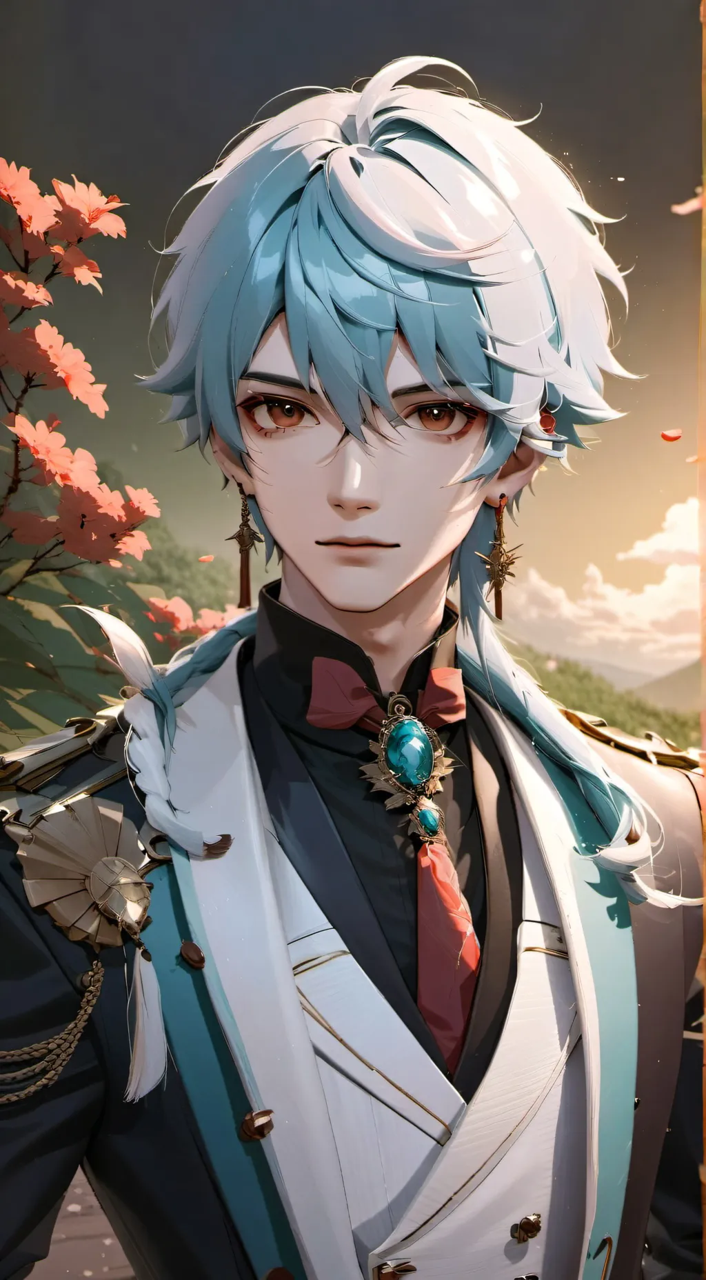 ai character: Frédéric  background