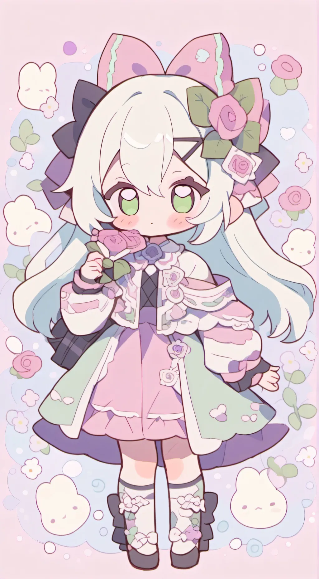 ai character: Mha truc background