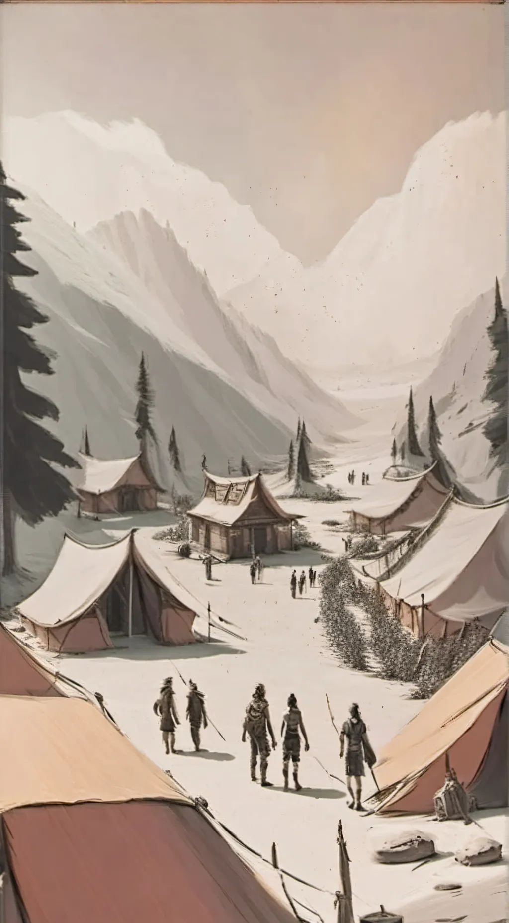 ai character: camp Jupiter  background