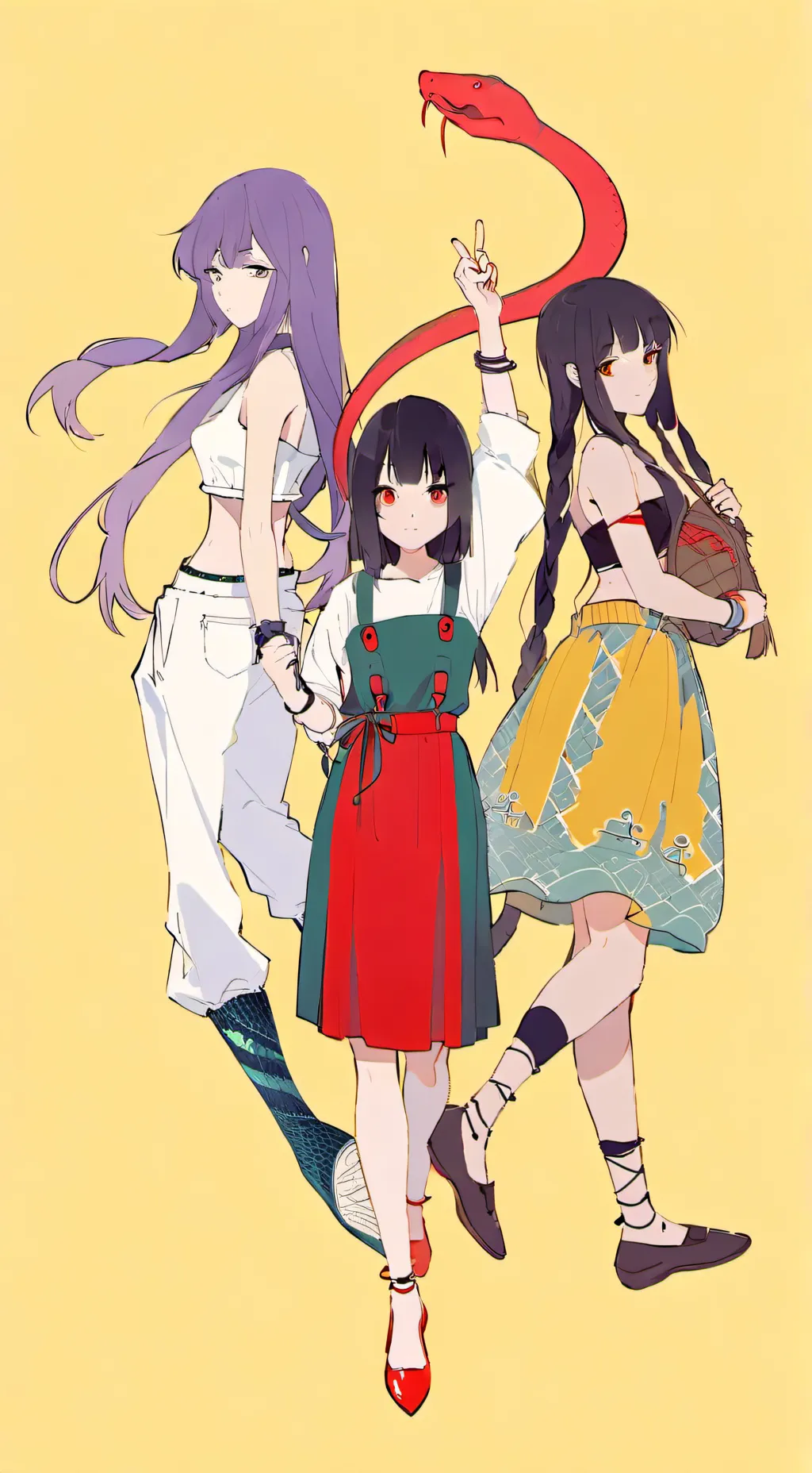 ai character: clingylamiasisters background