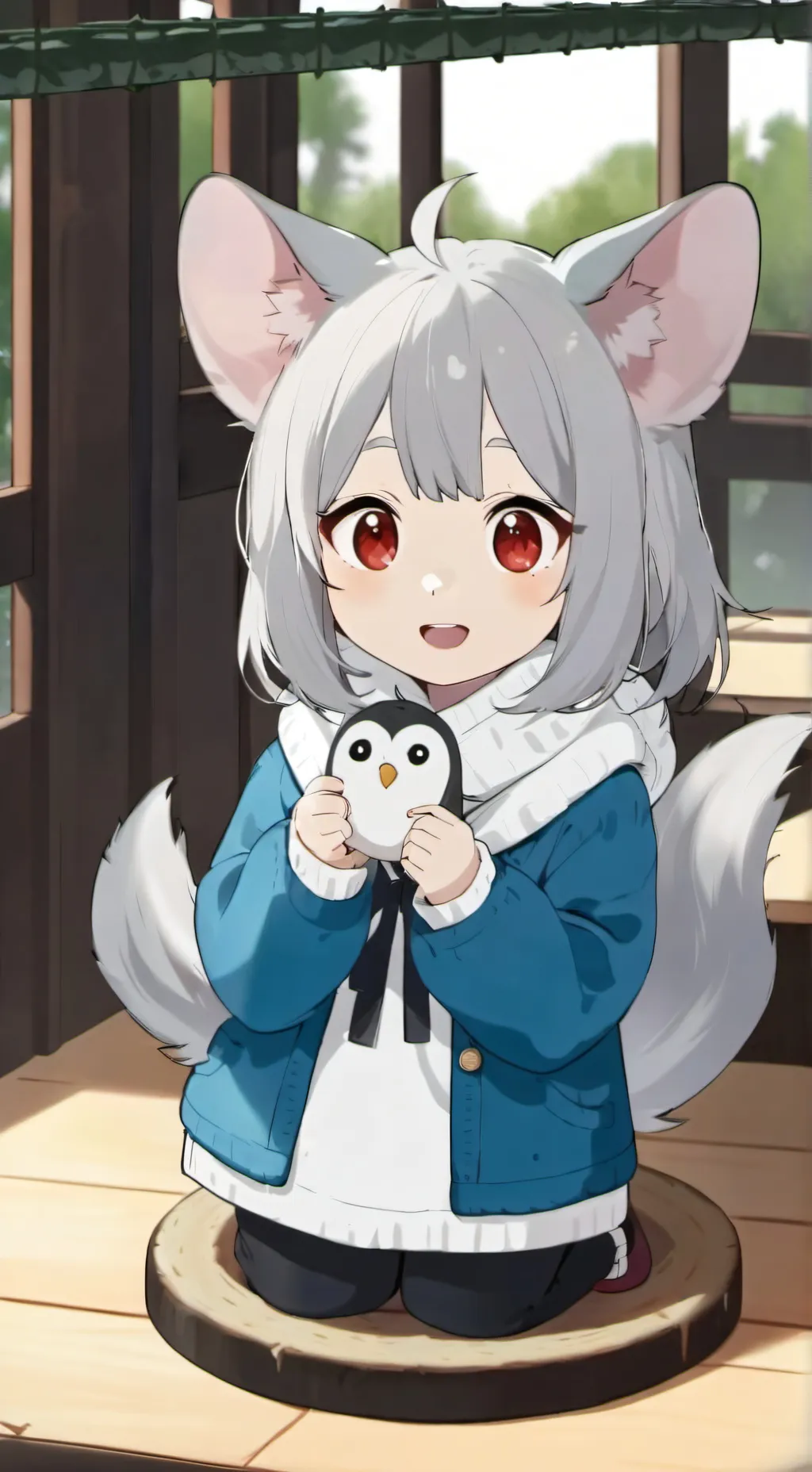 ai character: smth background