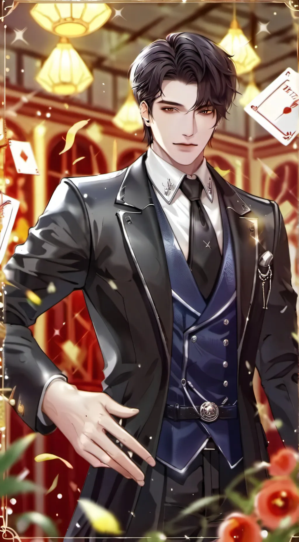 ai character: Zander  background