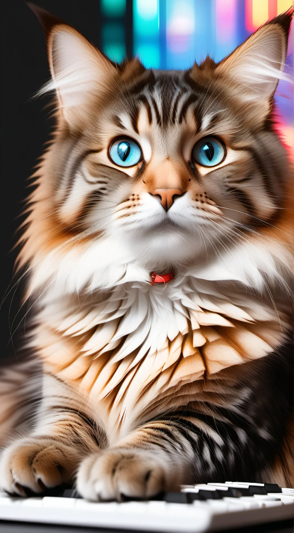 ai character: Pixel background