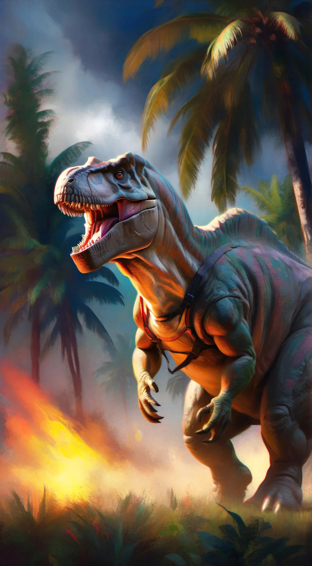 ai character: jurassic park rp background