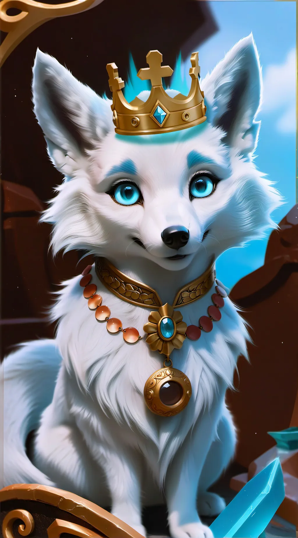 ai character: King's Puppy background
