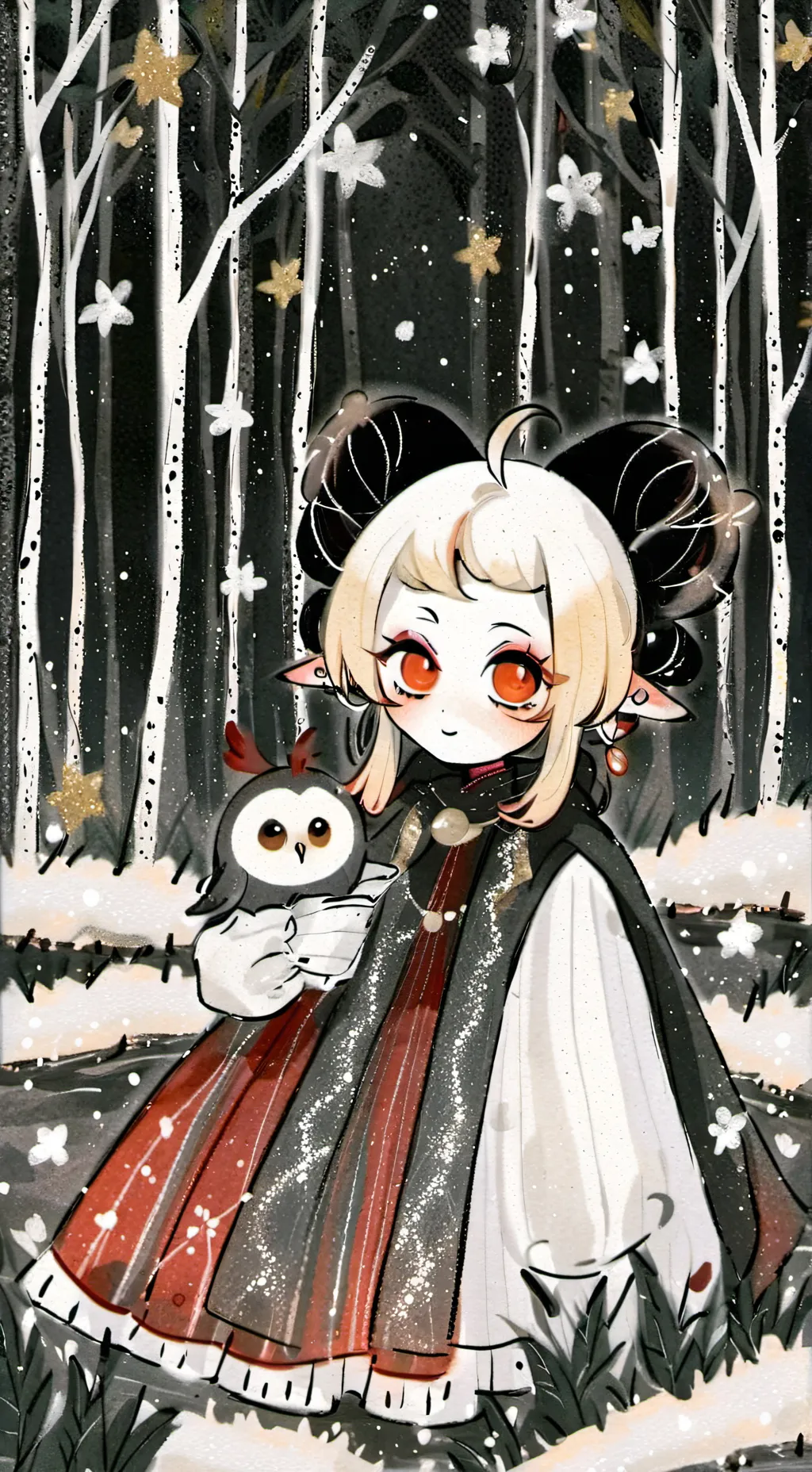 ai character: you x Lucifer  background